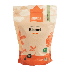 Økologisk fint rismel i 750g pose fra Manna