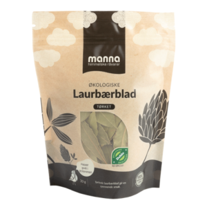 Økologiske laurbærblad i 20g pose fra Manna