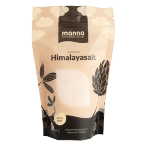 Himalayasalt i 500g pose fra Manna