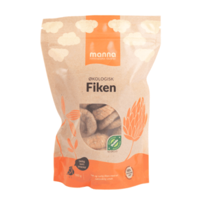 Økologisk fiken i 500g pose fra Manna