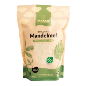 Økologisk mandelmel i 400g pose fra Manna