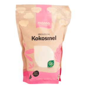 Økologisk kokosmel i 500g pose fra Manna