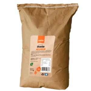 Økologisk sammalt fint hvetemel i 10kg sekk fra Manna