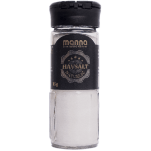 Havsalt i 115g krydderglass fra Manna