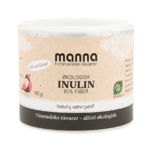 Økologisk inulin i 100g pakke fra Manna