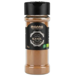 Økologisk ceylon kanel i 20g krydderglass