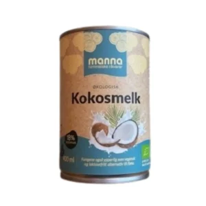 Økologisk kokosmelk i 400ml hermetisert forpakning