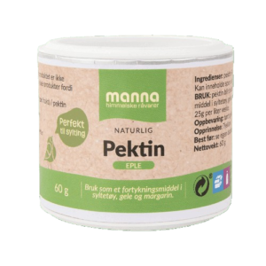 Naturlig pektin av eple i 60g pakke fra Manna
