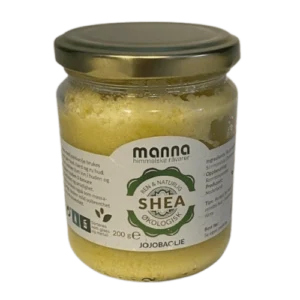 Økologisk shea med jojobaolje i 200g glass fra Manna