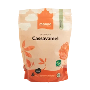 Økologisk cassavamel fra Manna i 500g pose