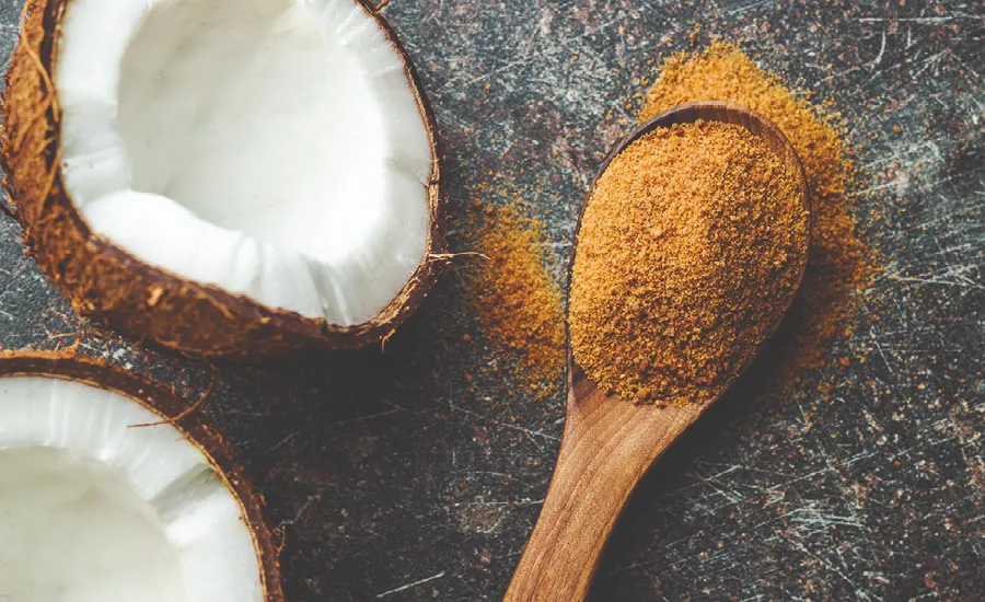 Økologisk kokosnøtt og kokossukker